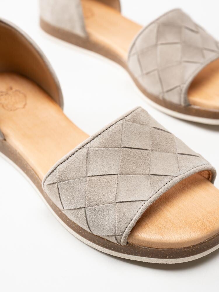 Apple of Eden - Camille - Beige sandalskor i mocka