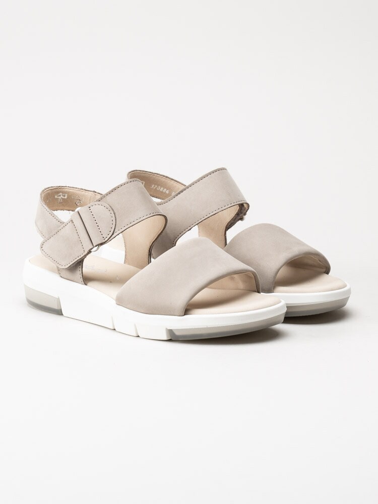 Gabor - Beige sandaler i nubuck