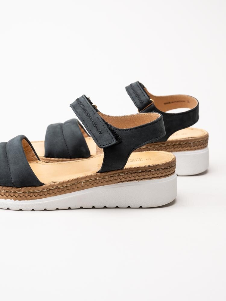 Ten Points - Malin - Svarta sandaler i nubuck