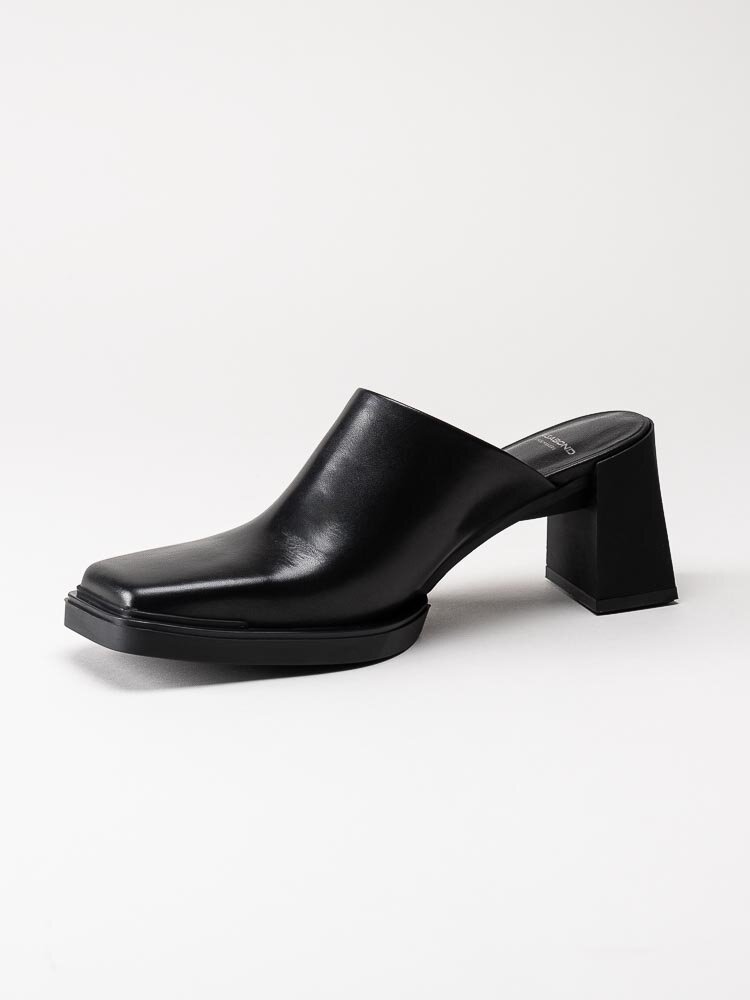 Vagabond - Edwina - Svarta slip in mules i skinn