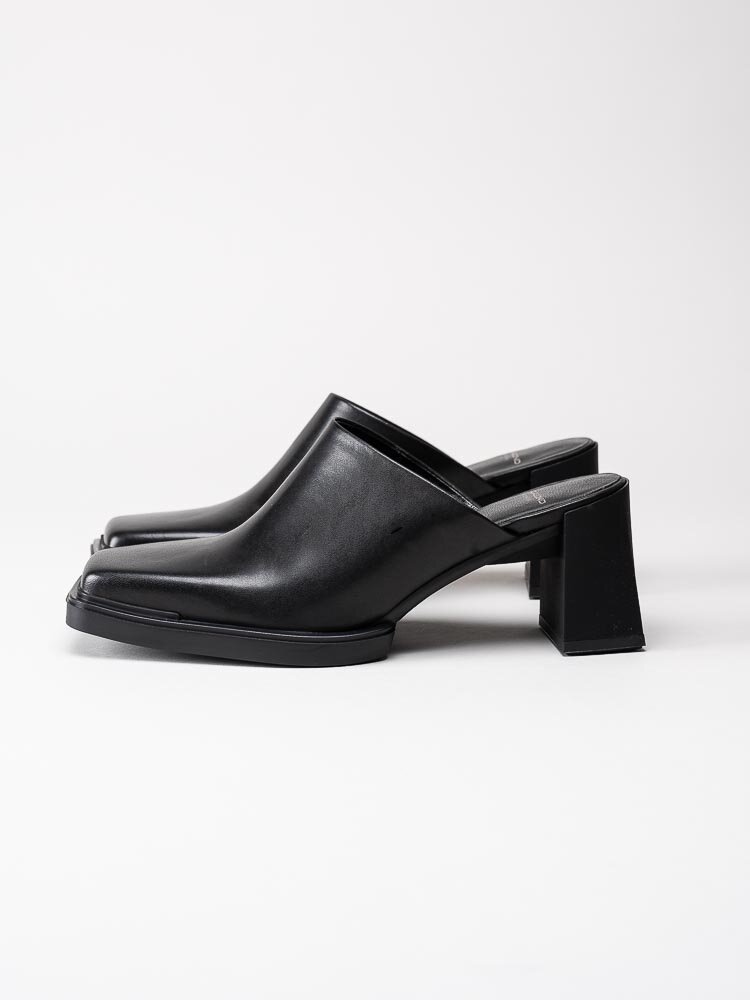 Vagabond - Edwina - Svarta slip in mules i skinn