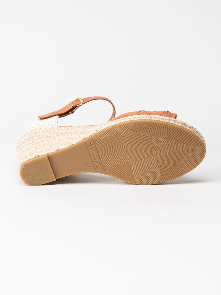 Tamaris - Orange kilklackade sandaletter