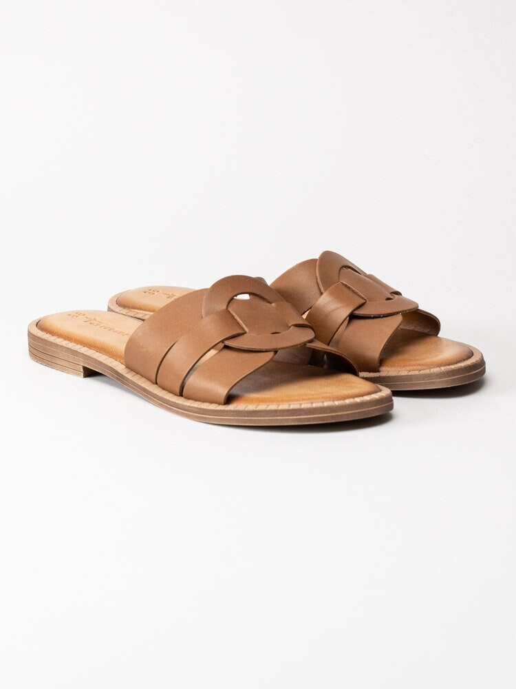 Tamaris - Bruna slip in sandaler i skinn