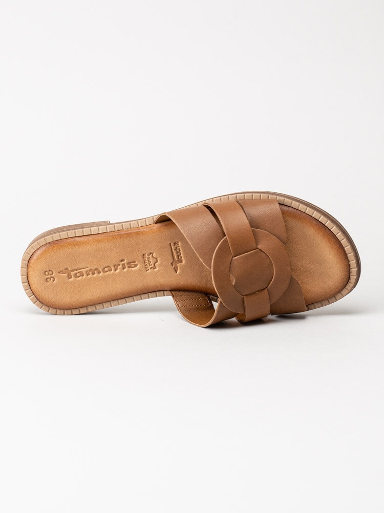 Tamaris - Bruna slip in sandaler i skinn