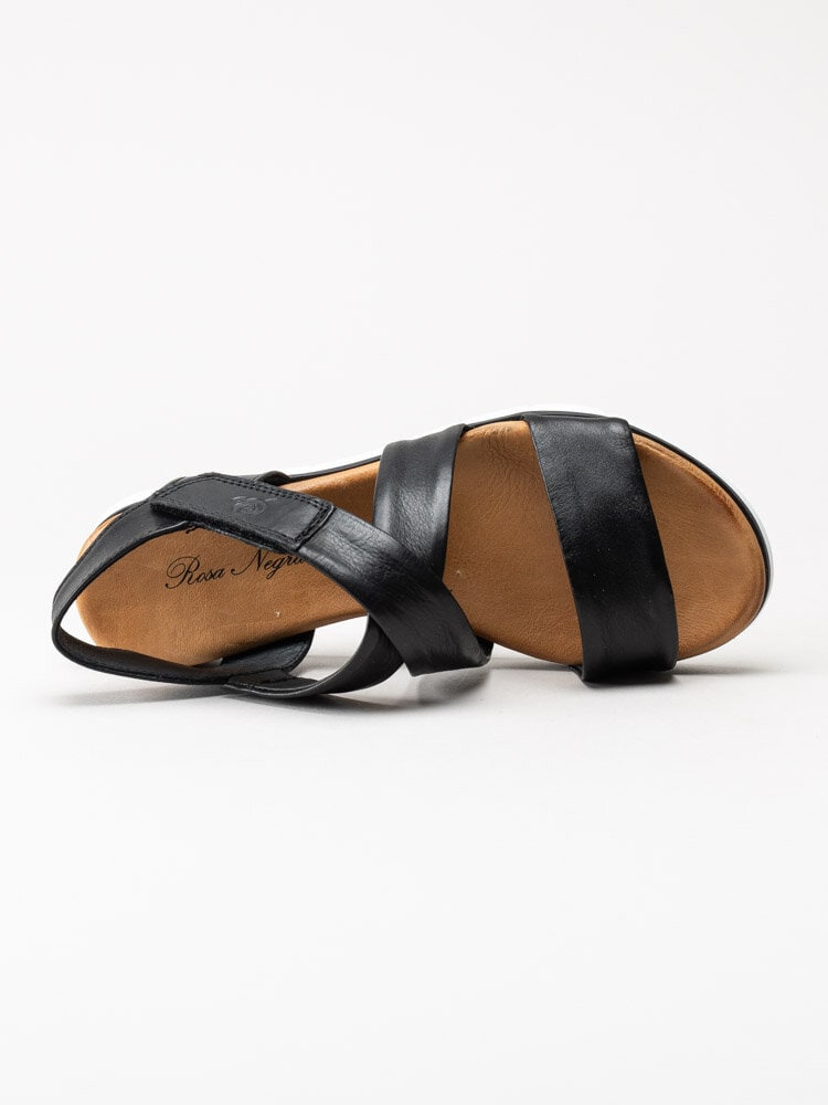 Rosa Negra - Svarta sandaler i skinn