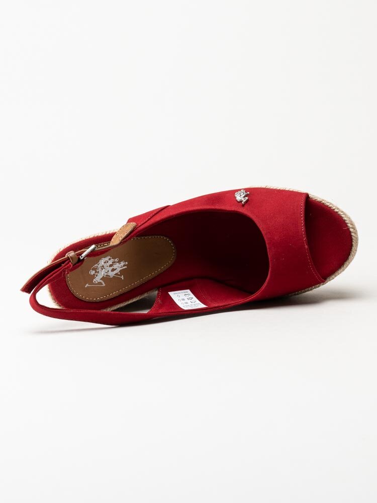 U.S. Polo Assn. - Aylin005W2C3 - Röda kilklackade platåsandaletter