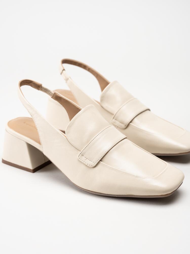 Copenhagen Shoes - Less Is More - Beige slingbacks i skinn