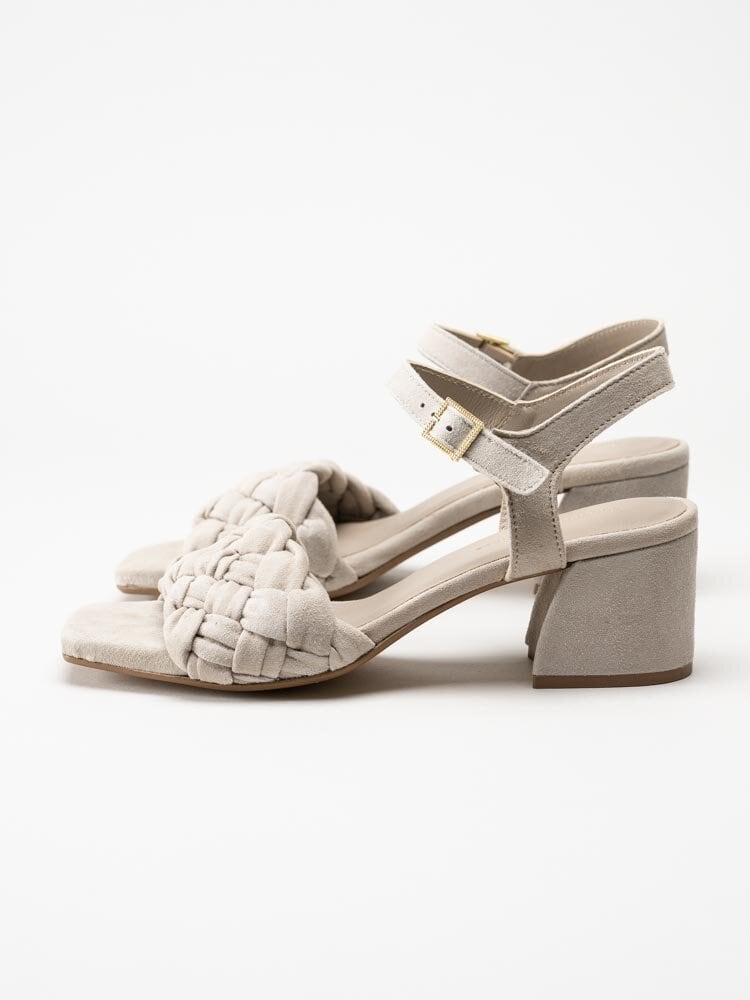 Copenhagen Shoes - Feel It - Beige sandaletter i mocka