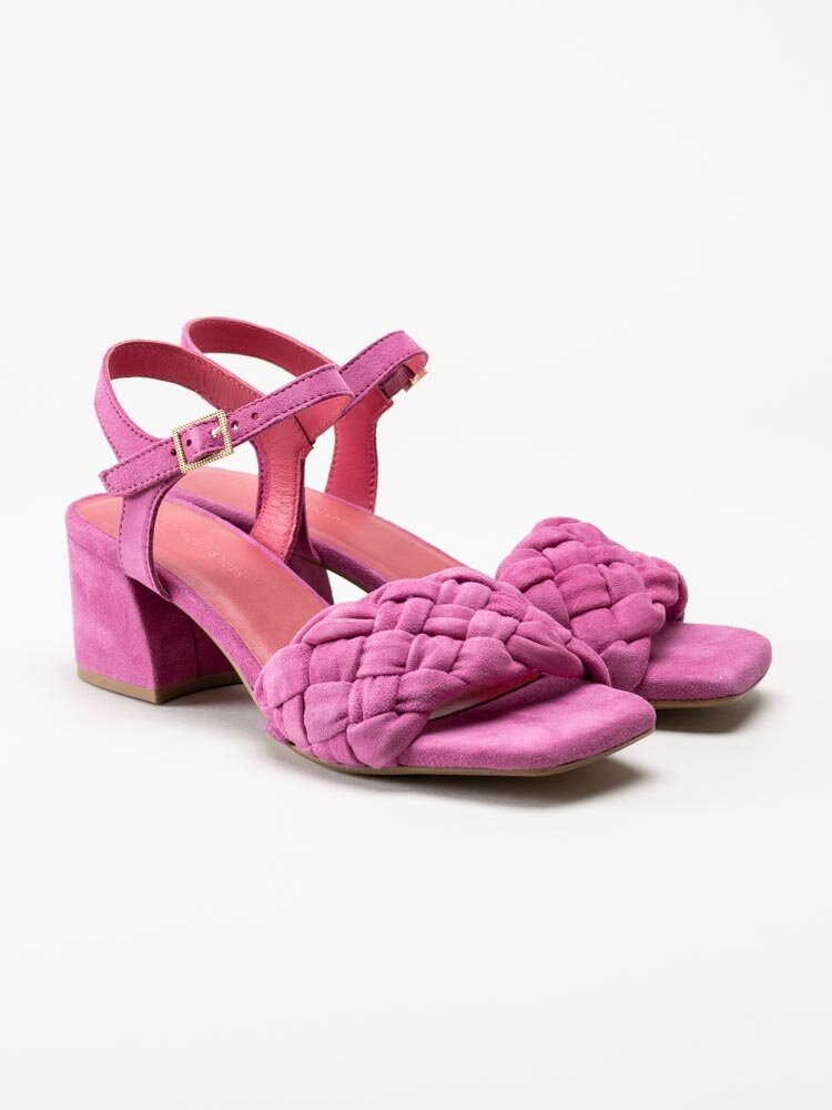 Copenhagen Shoes - Feel It - Rosa sandaletter i mocka