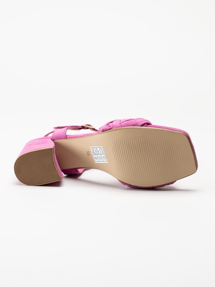 Copenhagen Shoes - Feel It - Rosa sandaletter i mocka