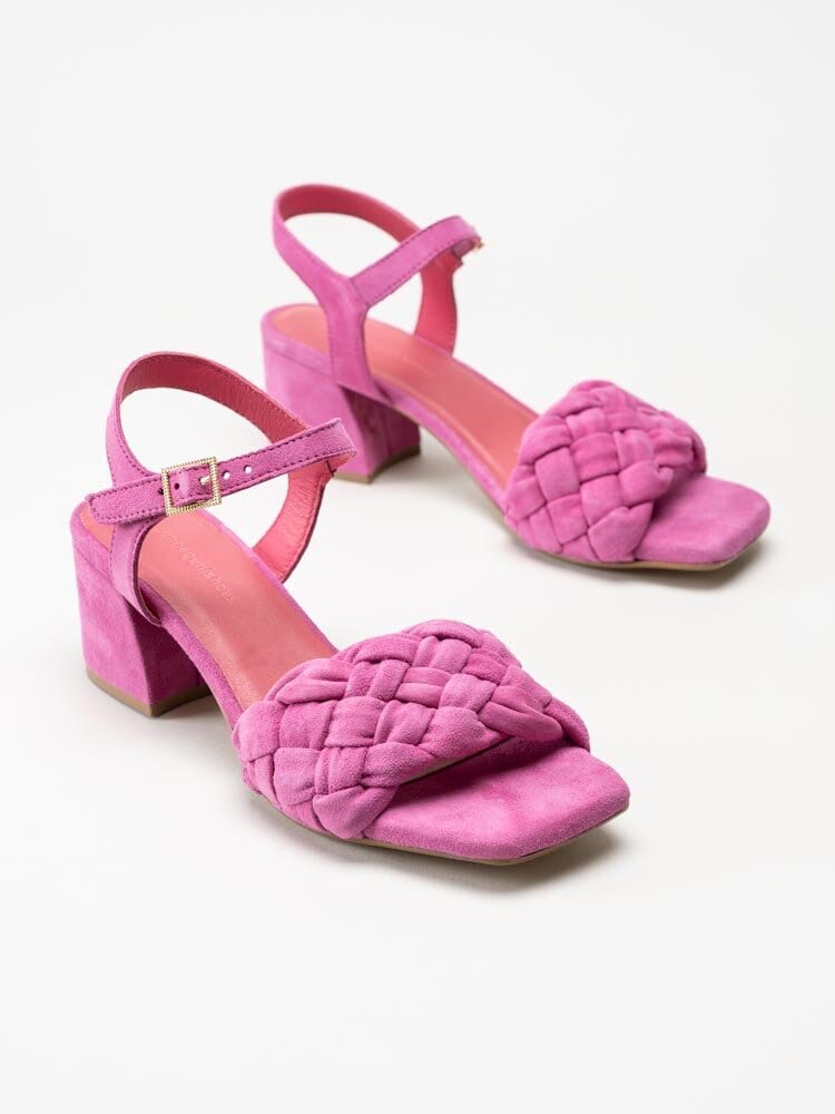 Copenhagen Shoes - Feel It - Rosa sandaletter i mocka