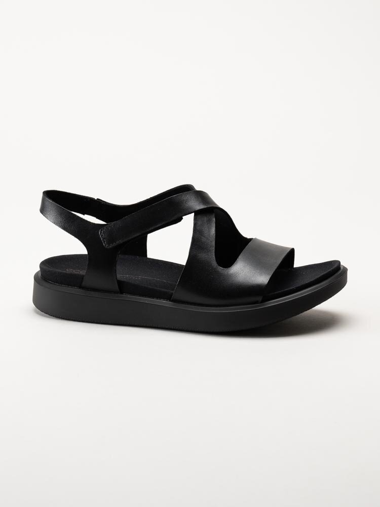 Ecco - Flowt Sandal - Svarta sandaler i skinn