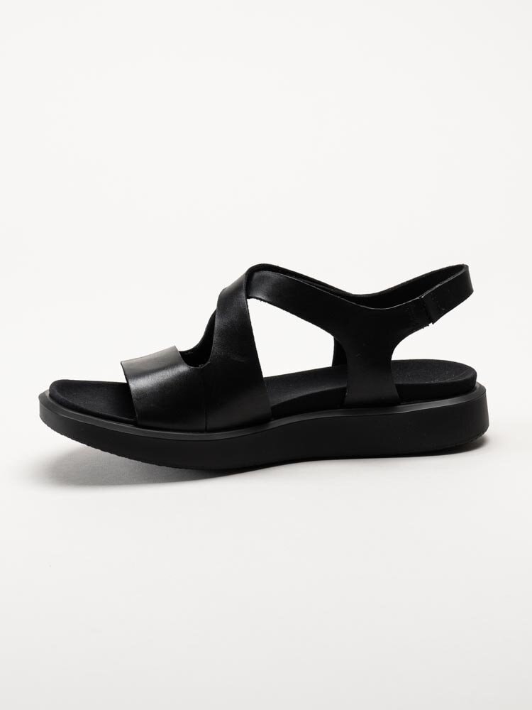 Ecco - Flowt Sandal - Svarta sandaler i skinn