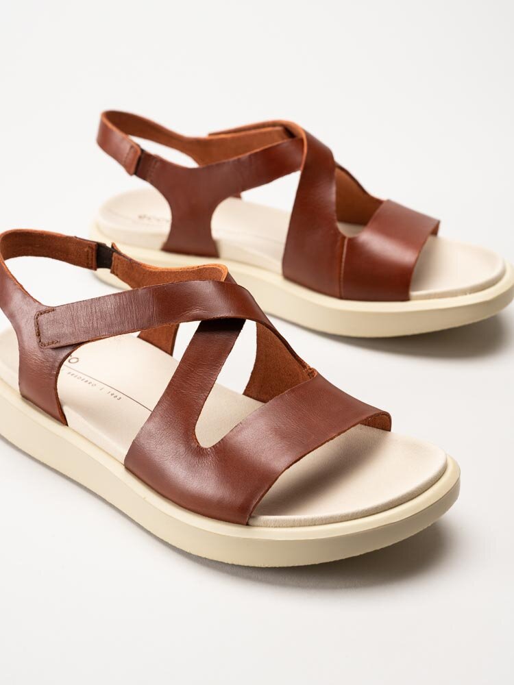 Ecco - Flowt W - Bruna sandaler i skinn
