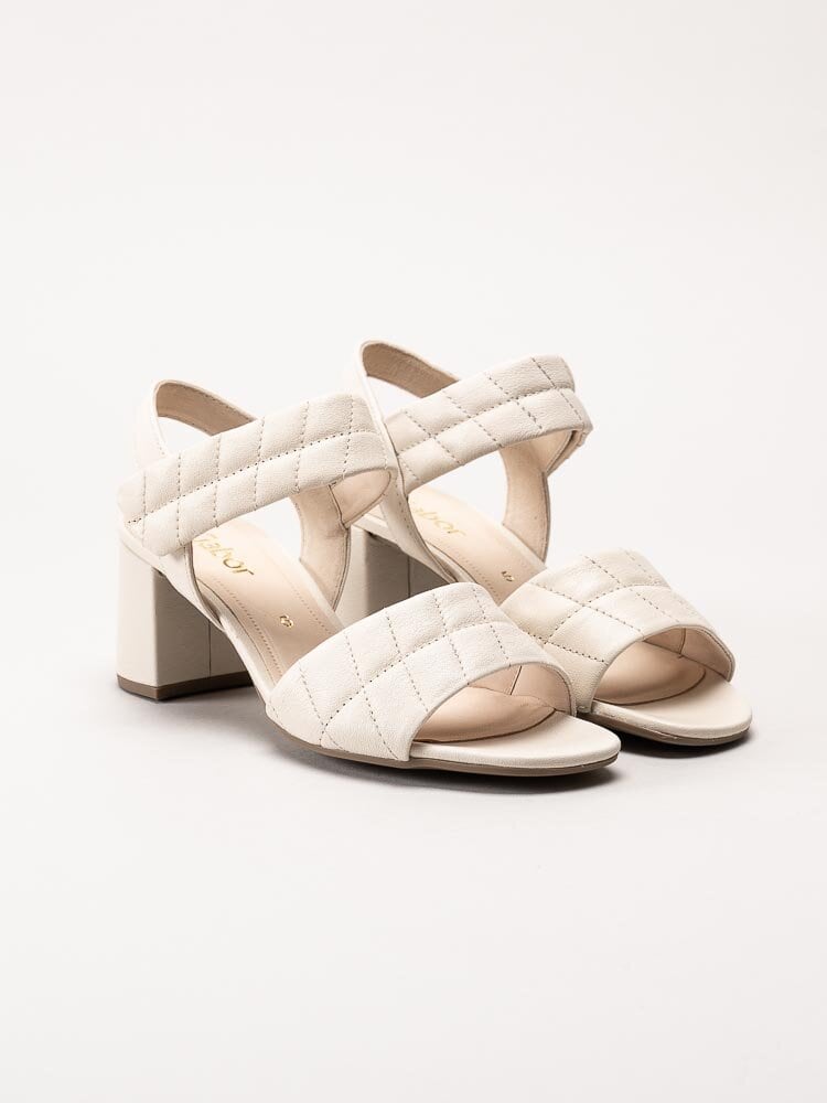Gabor - Off White sandaletter i skinn