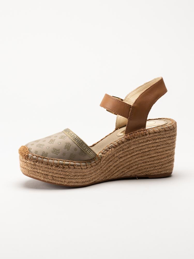 Replay - Susan Lycra Print - Beige kilklackade sandaletter