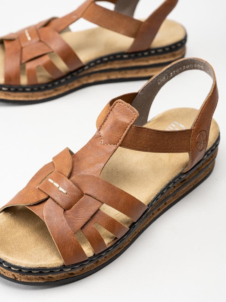 Rieker - Bruna kilklackade sandaler