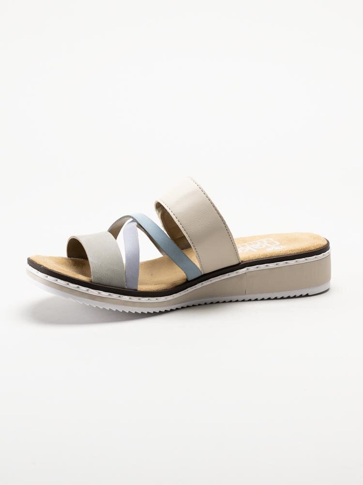 Rieker - Multifärgade slip in sandaler