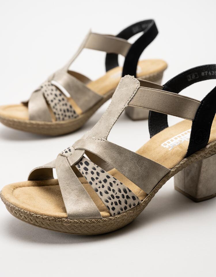 Rieker - Beige sandaletter