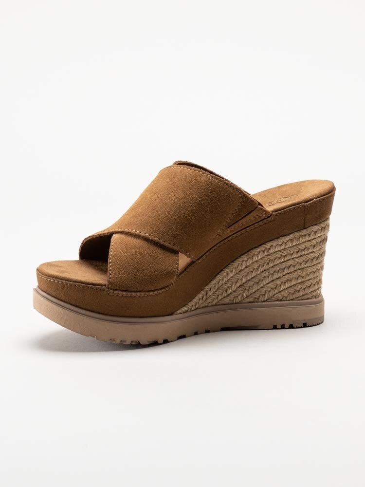 UGG - W Abbot Slide - Bruna kilklackade slip in sandaletter