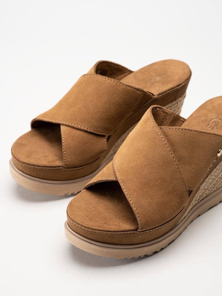 UGG - W Abbot Slide - Bruna kilklackade slip in sandaletter