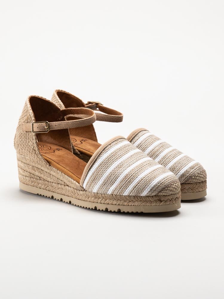 Unisa - CANAS_23_JAR - Beige kilklackade sandalatter