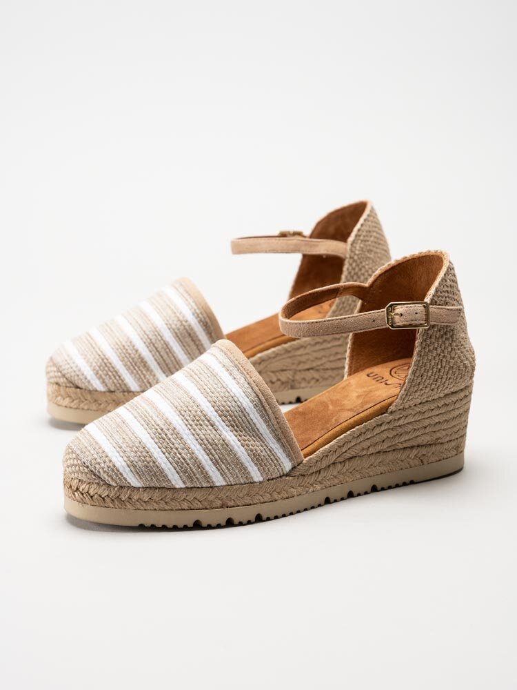 Unisa - CANAS_23_JAR - Beige kilklackade sandalatter