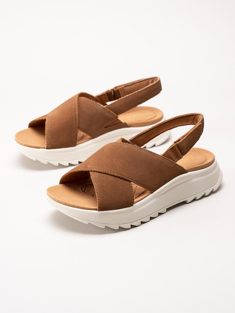 Clarks - Dashlite Wish - Bruna sandaler i mocka