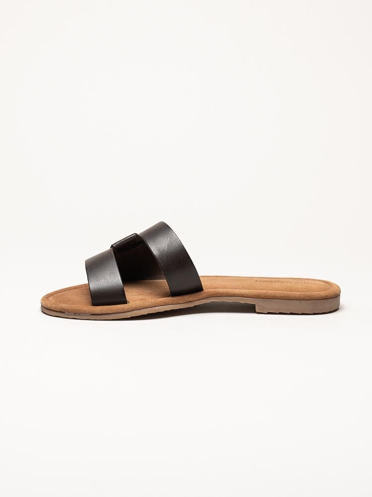 Ilse Jacobsen - Vera1004 - Bruna slip in sandaler i skinn