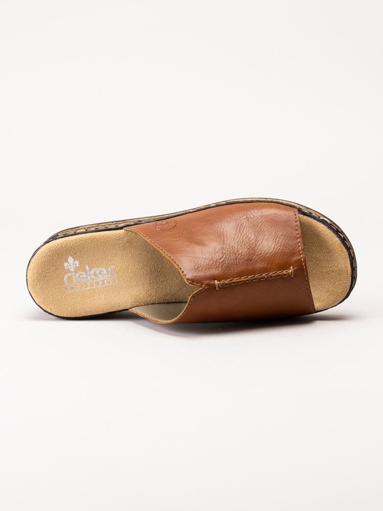 Rieker - Bruna kilklackade slip in sandaler