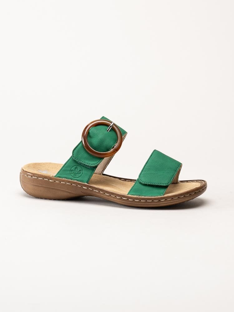 Rieker - Gröna slip in sandaler