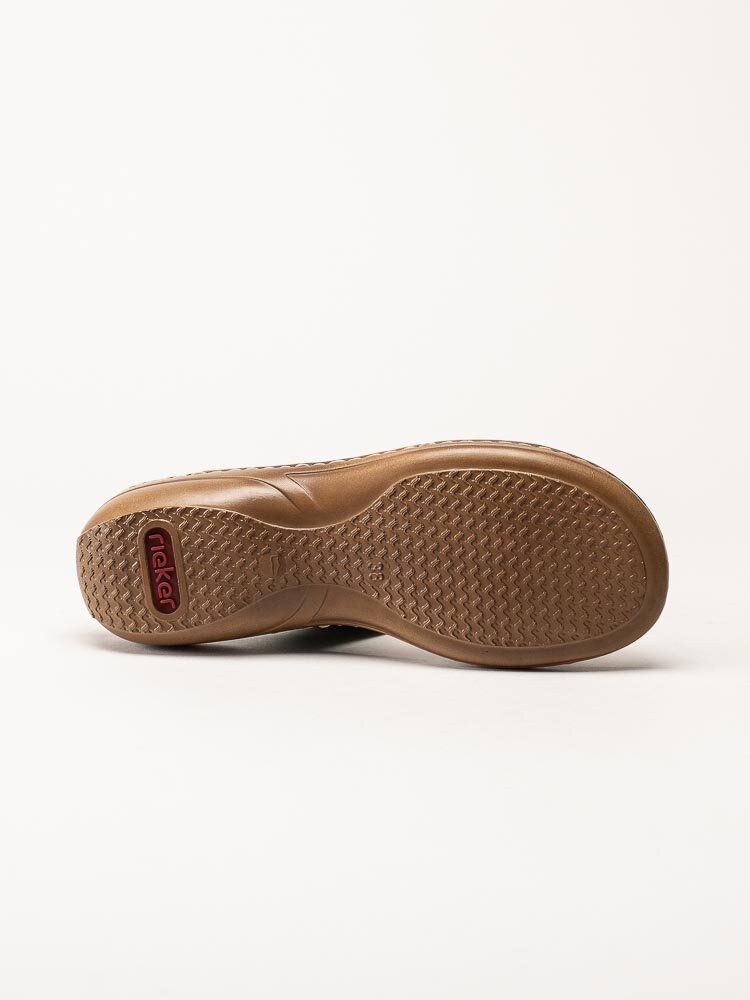 Rieker - Gröna slip in sandaler