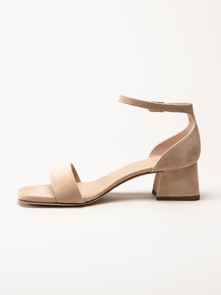 Unisa - Kanie_Ks - Beige sandaletter i mocka