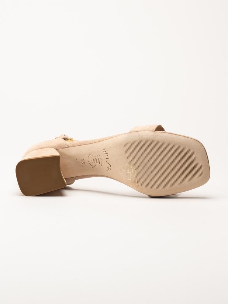 Unisa - Kanie_Ks - Beige sandaletter i mocka