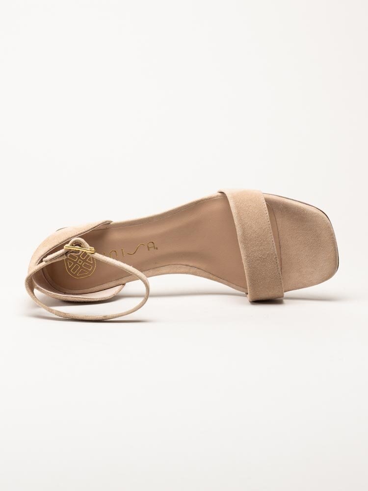 Unisa - Kanie_Ks - Beige sandaletter i mocka