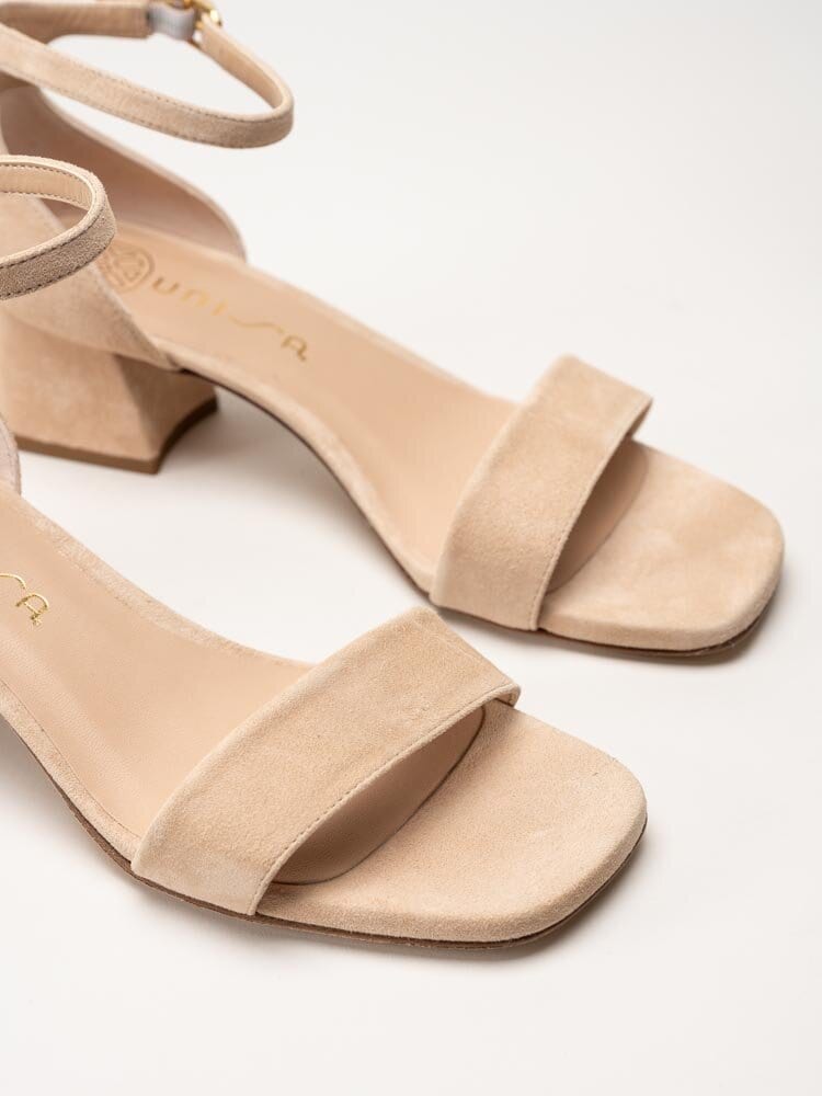 Unisa - Kanie_Ks - Beige sandaletter i mocka