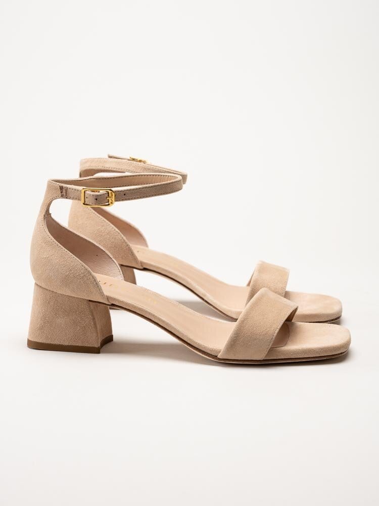 Unisa - Kanie_Ks - Beige sandaletter i mocka