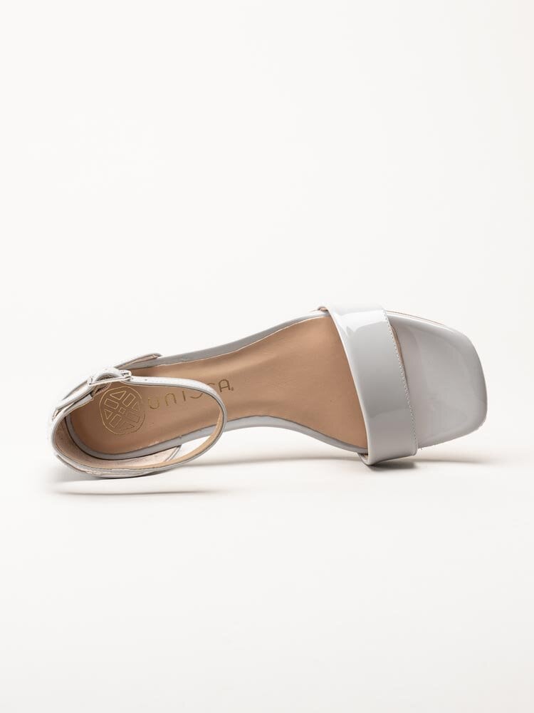 Unisa - Kanie_Pa - Grå sandaletter i lackskinn