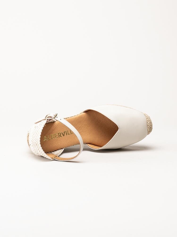 Alberville - Off white kilklackade espadrillos