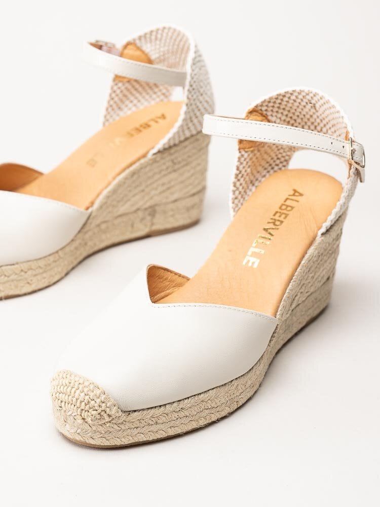 Alberville - Off white kilklackade espadrillos