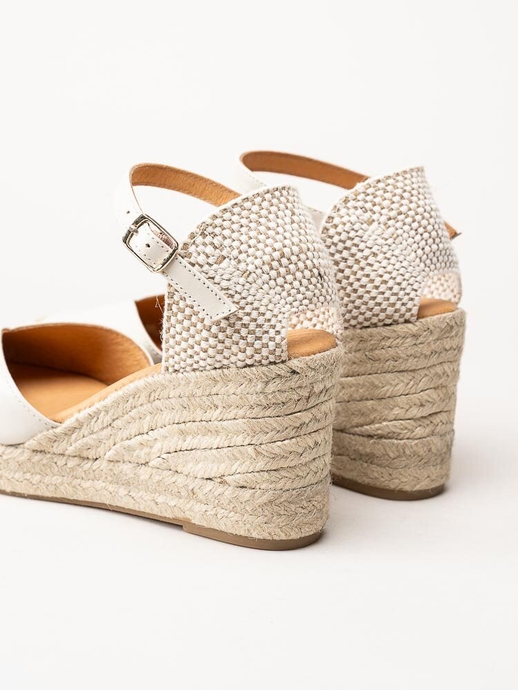 Alberville - Off white kilklackade espadrillos