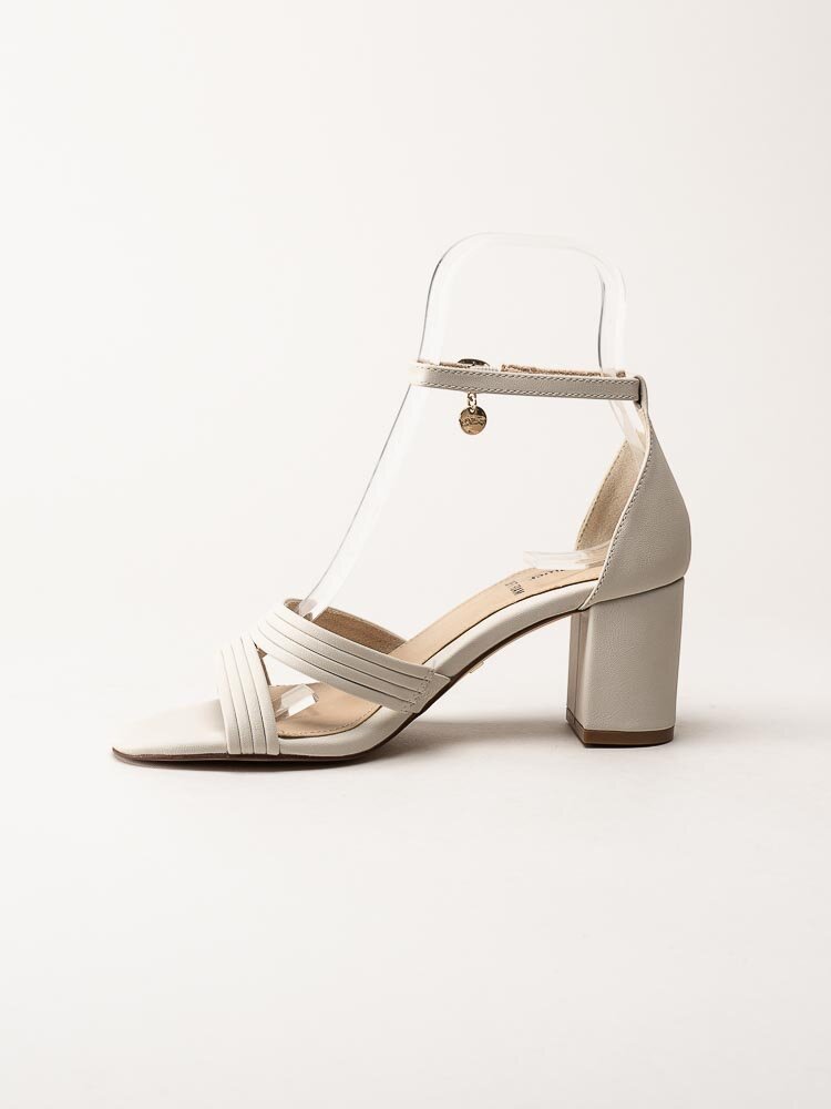 S.Oliver - Off white sandaletter i skinnimitation