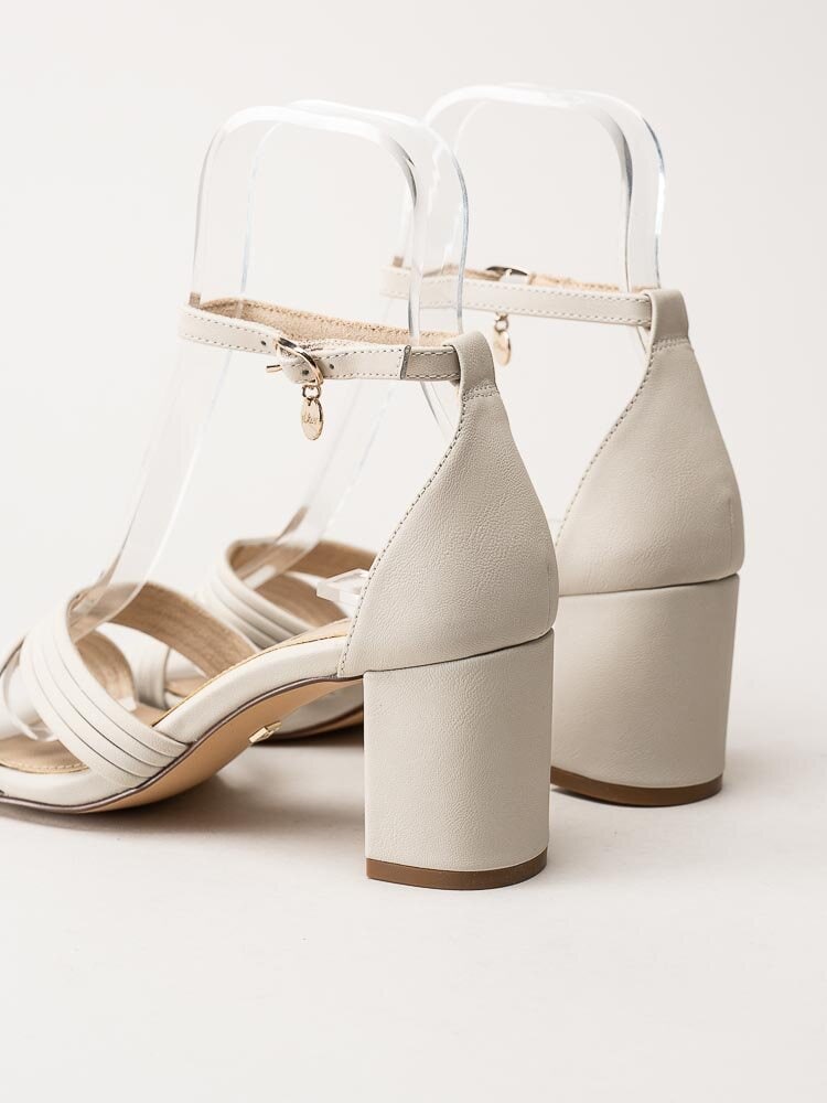 S.Oliver - Off white sandaletter i skinnimitation