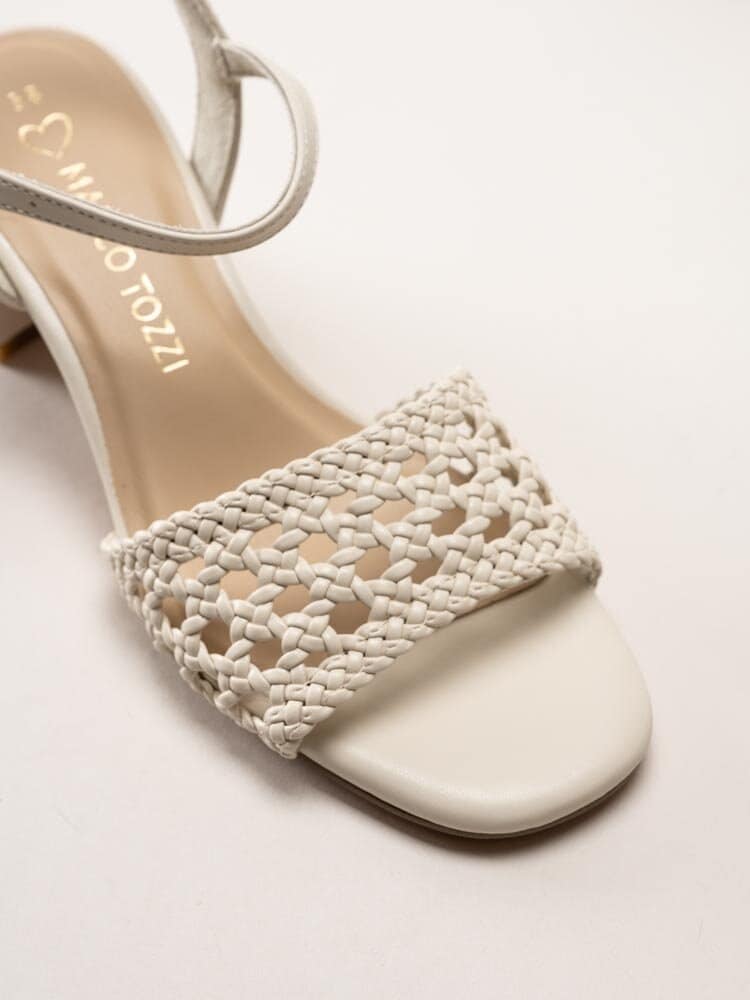 Marco Tozzi - Beige sandaletter med klack