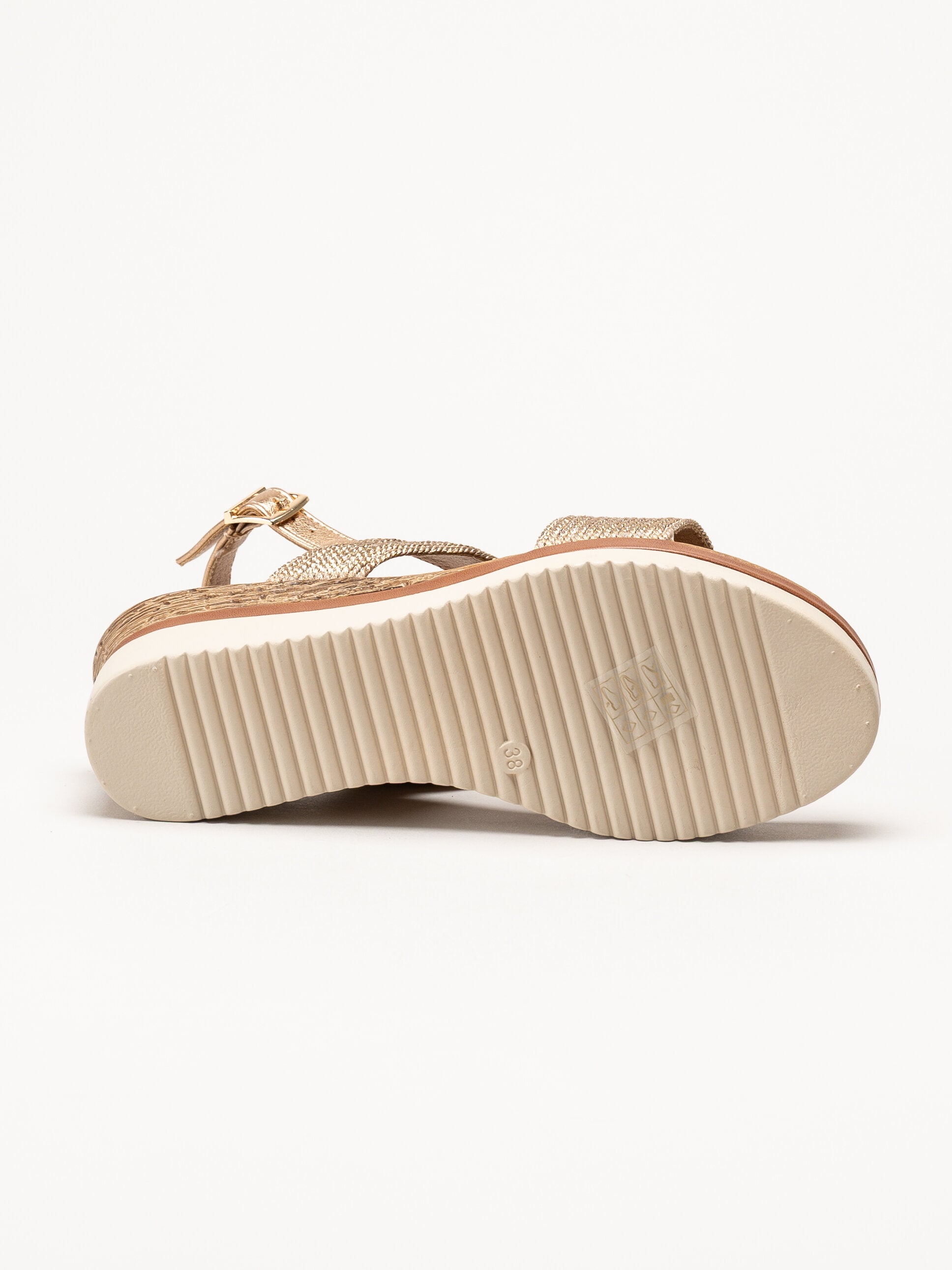 Lunar - 246Allegra - Guldfärgade sandaletter