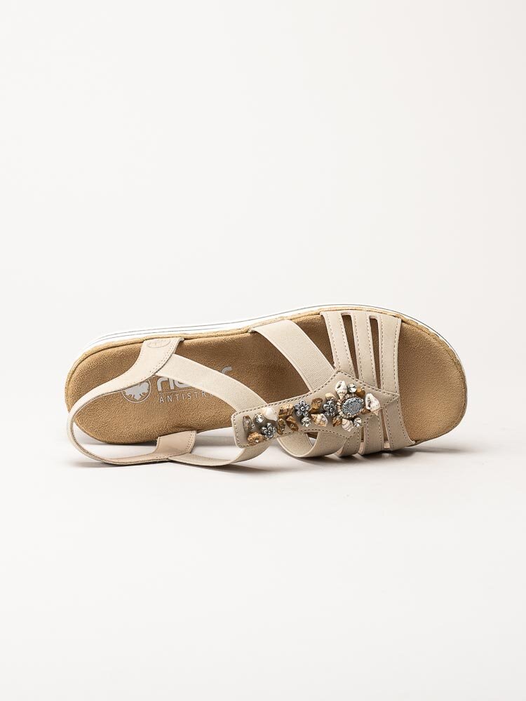 Rieker - Beige sandaletter