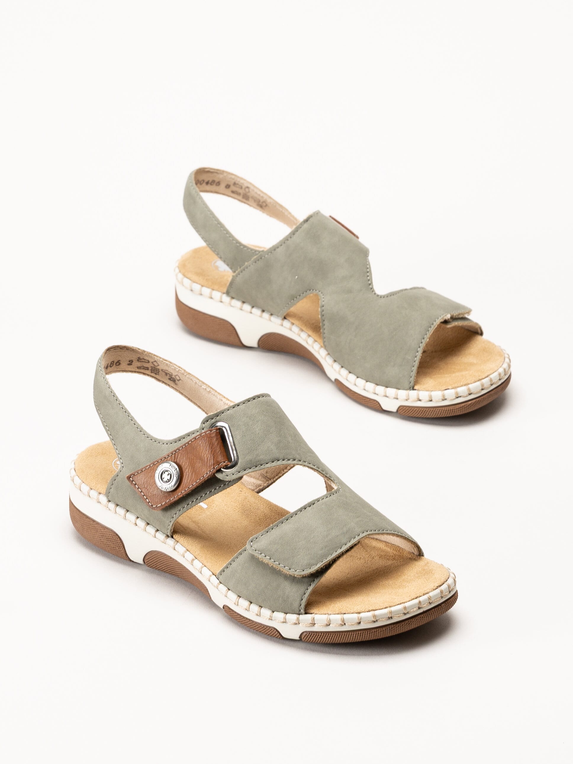 Rieker - Gröna sandaletter