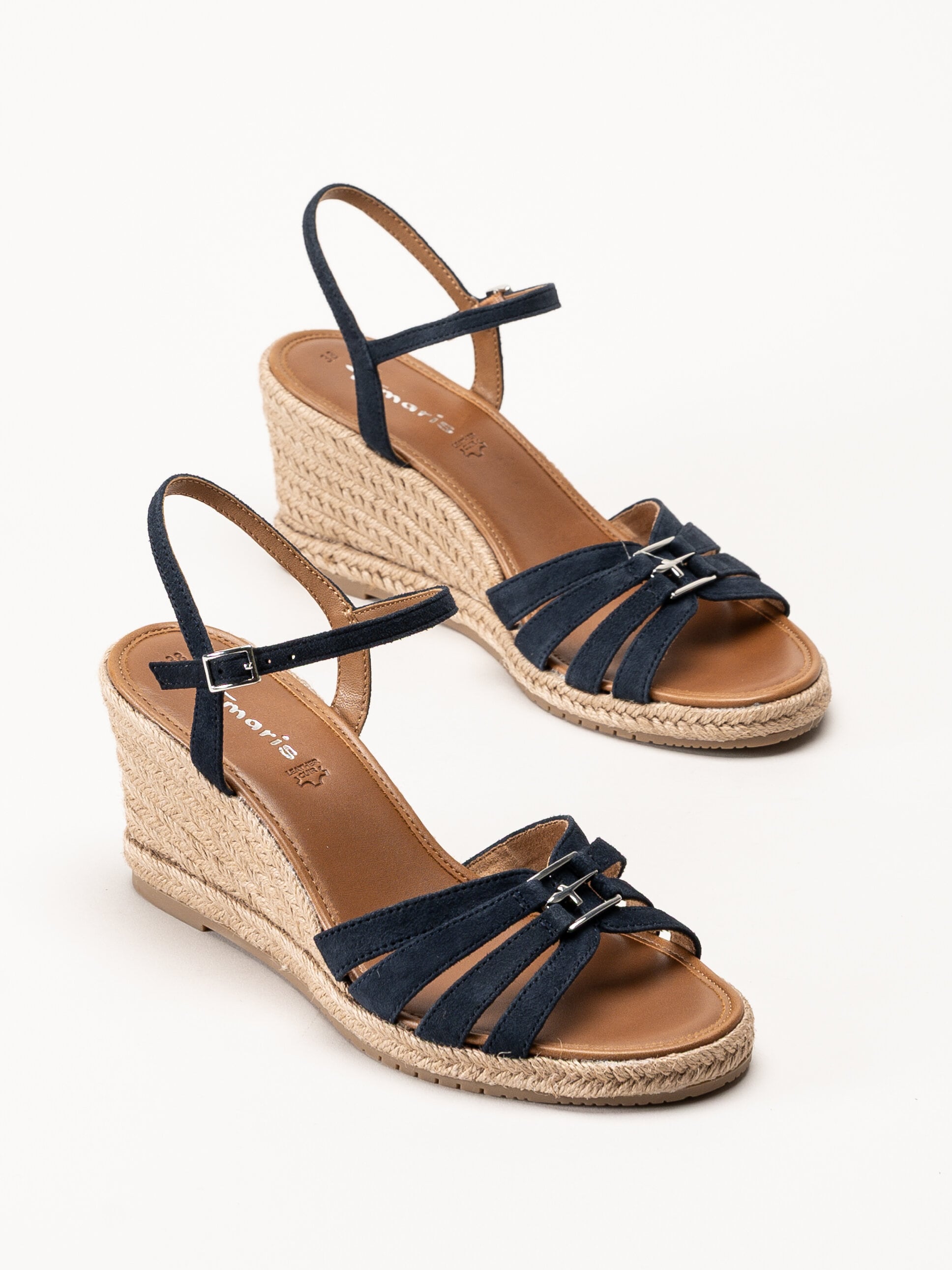 Tamaris - Marinblå sandaletter