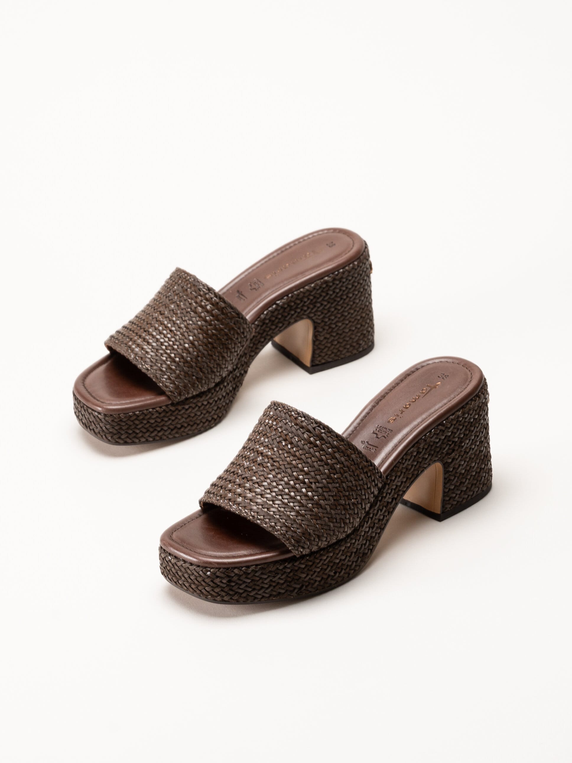 Tamaris - Mörkbruna mules