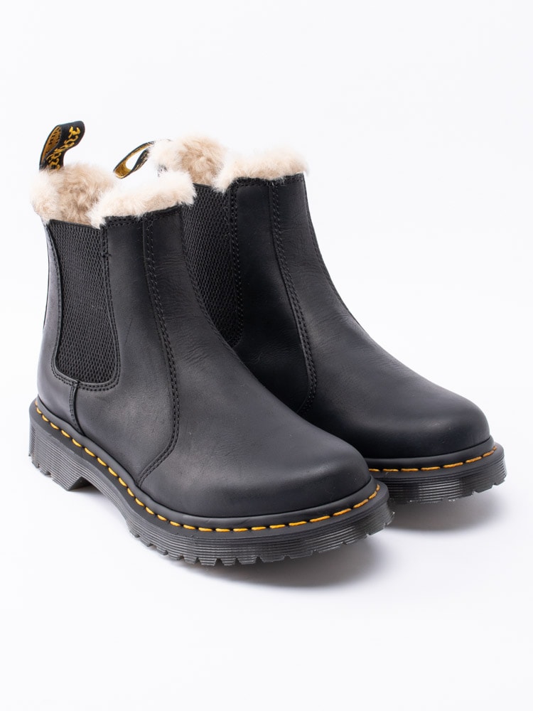 07193002 Dr Martens Leonore 21045001 svarta varmfodrade grova chelsea boots-3